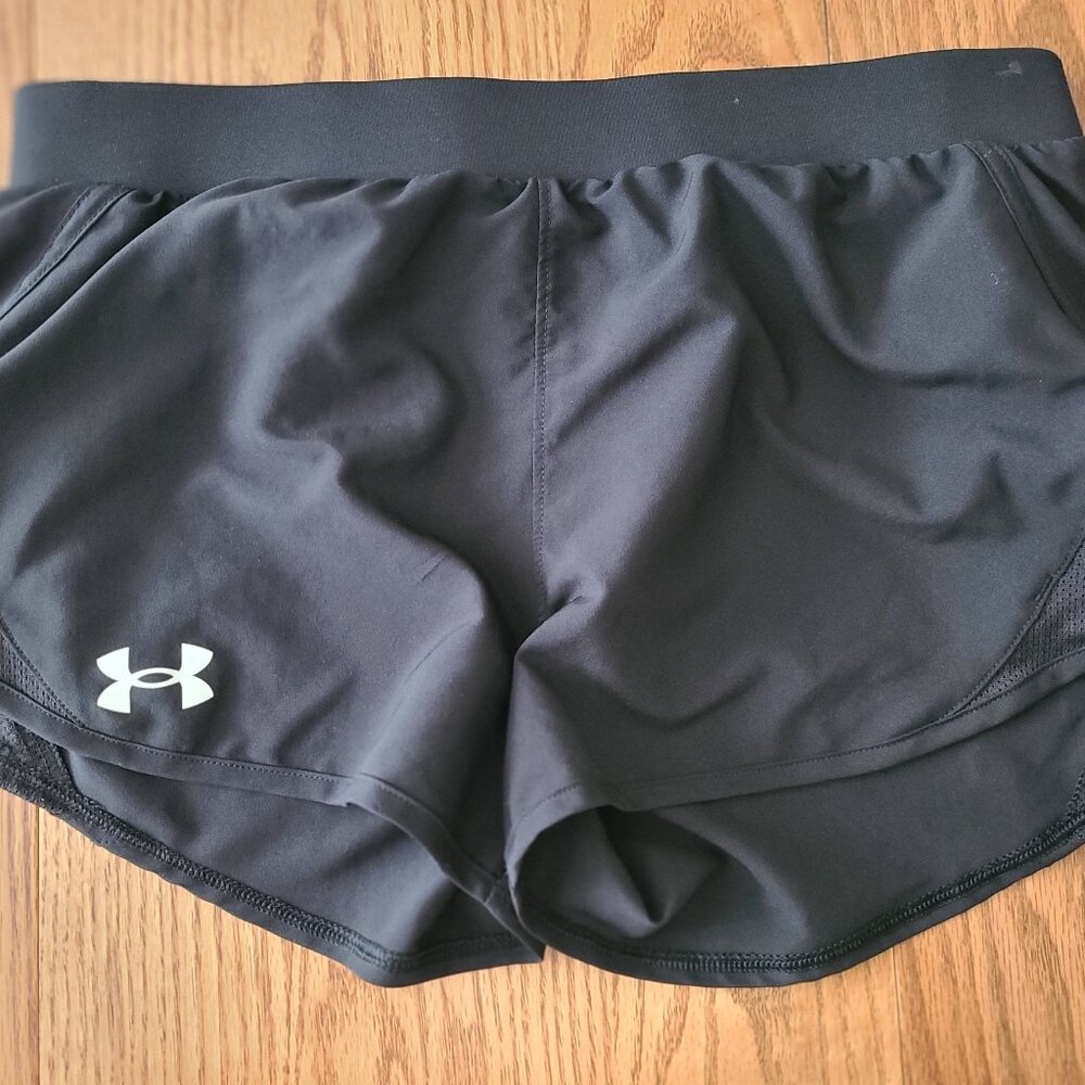 Under Armour Running Shorts Black -- Youth Large
